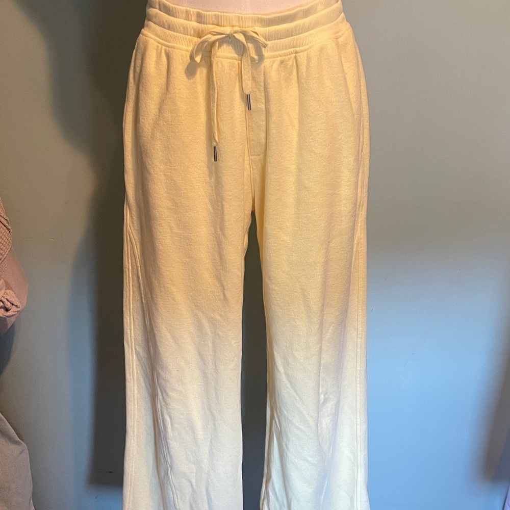 Yellow Drawstring Lounge Pants